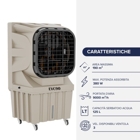 Raffrescatore Evaporativo per Superfici di 190 mq - Danieli Ho.Re.Ca. - DANIELI