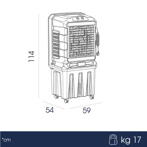 Raffrescatore Evaporativo per Superfici di 80 o 150 mq - DANIELI