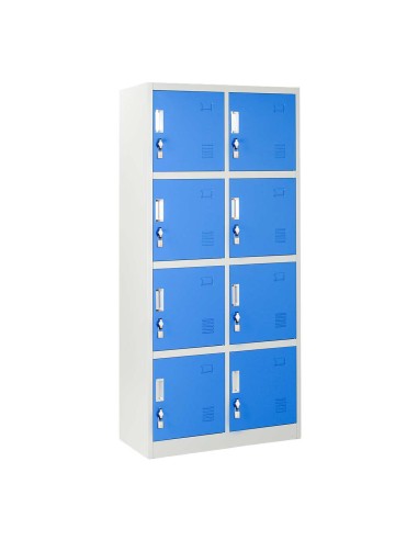armadietto con otto ante colore blu