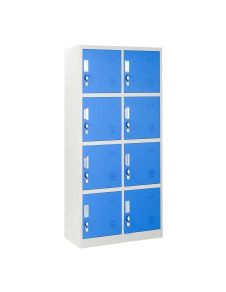 armadietto con otto ante colore blu