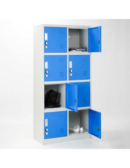 armadietto in metallo porta libri