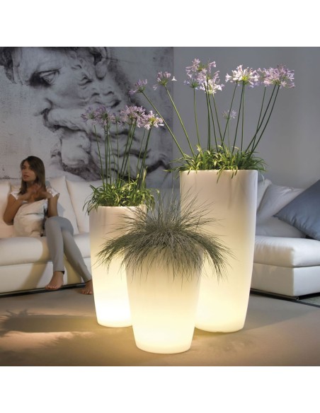 vasi luminosi da esterni e interni