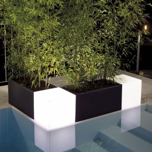 cubi luminosi da giardino - DANIELI