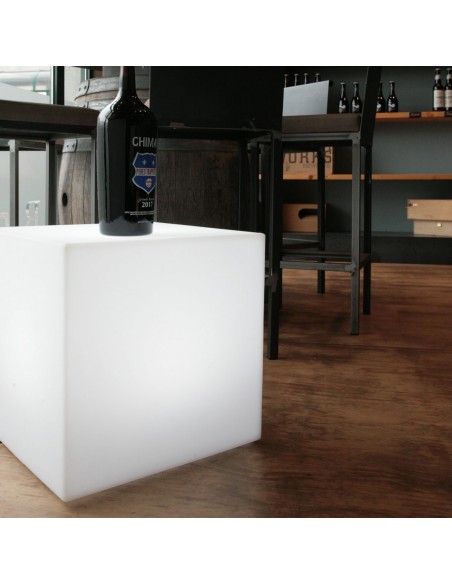 cubo luminoso resistente per esterni