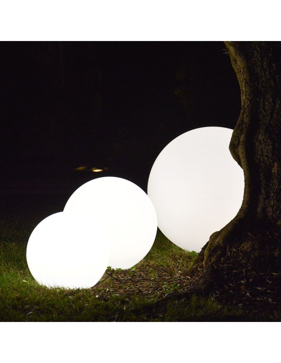 palle luminose bianco neutro