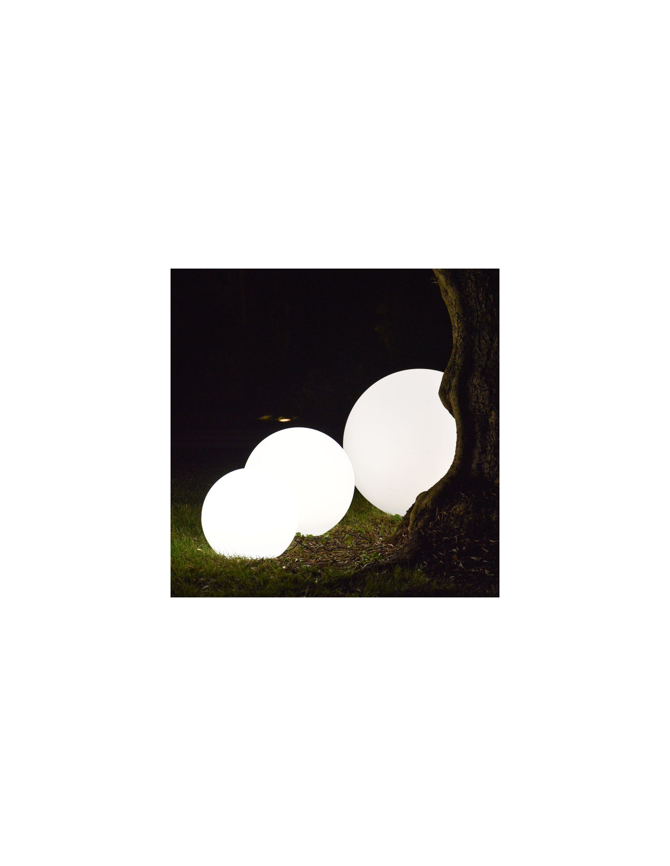 Lampada A Sfera Plug-in Luce Da Giardino Sfera Luminosa LED Telecomando - 10