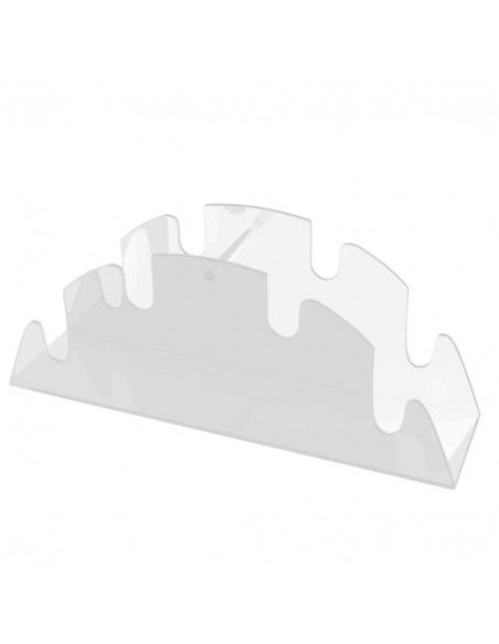 Espositore Portabottiglie Vino in Plexiglass trasparente