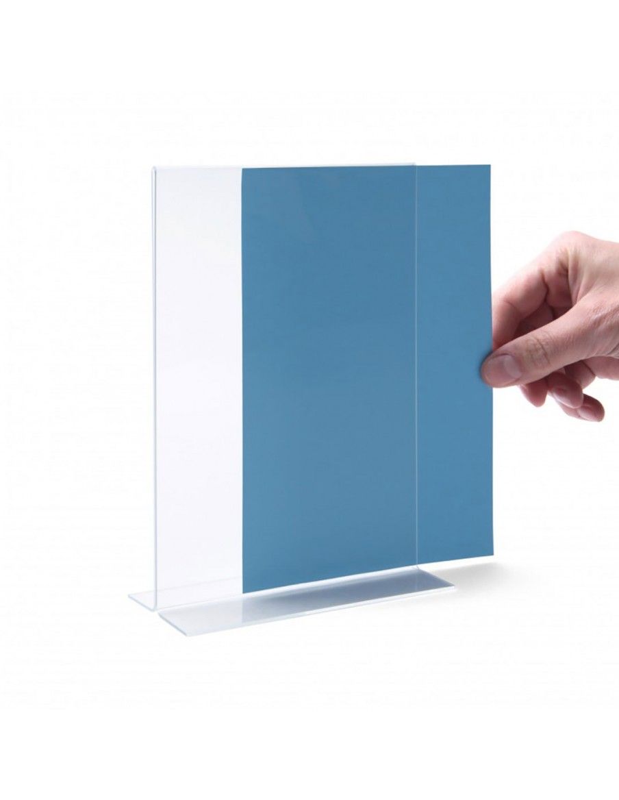 Inserimento foglio porta menù da tavolo