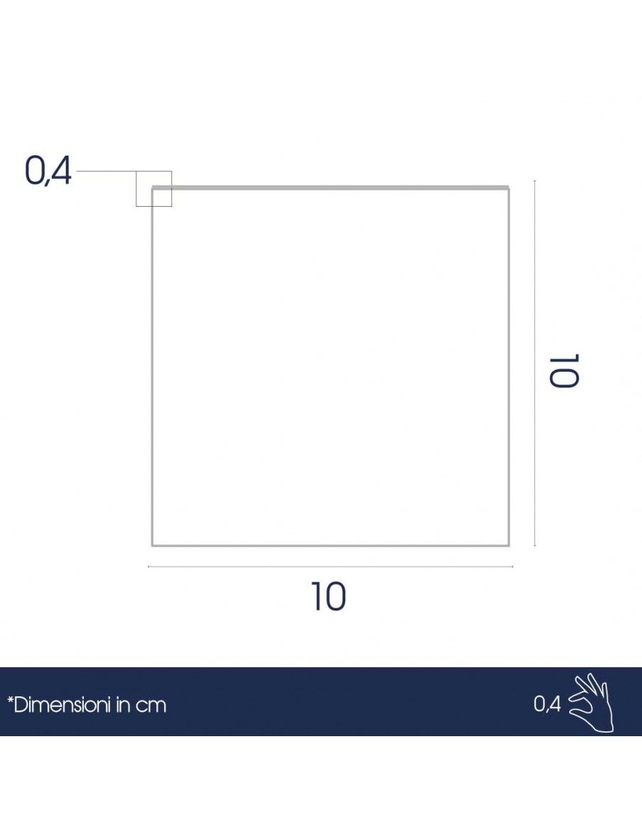 Dimensioni Espositore a Cubo in Plexiglass