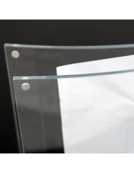 Portafoto da tavolo in plexiglass verticale con magneti