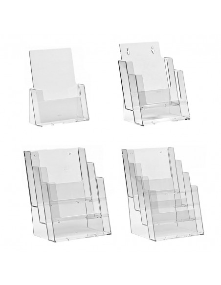 Porta depliant da tavolo in plexiglass A5 - Danieli