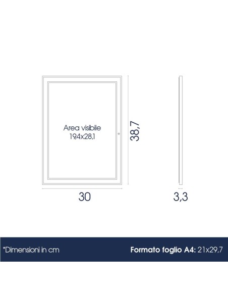Bacheca per Interni Porta Poster - Danieli Ho.Re.Ca.