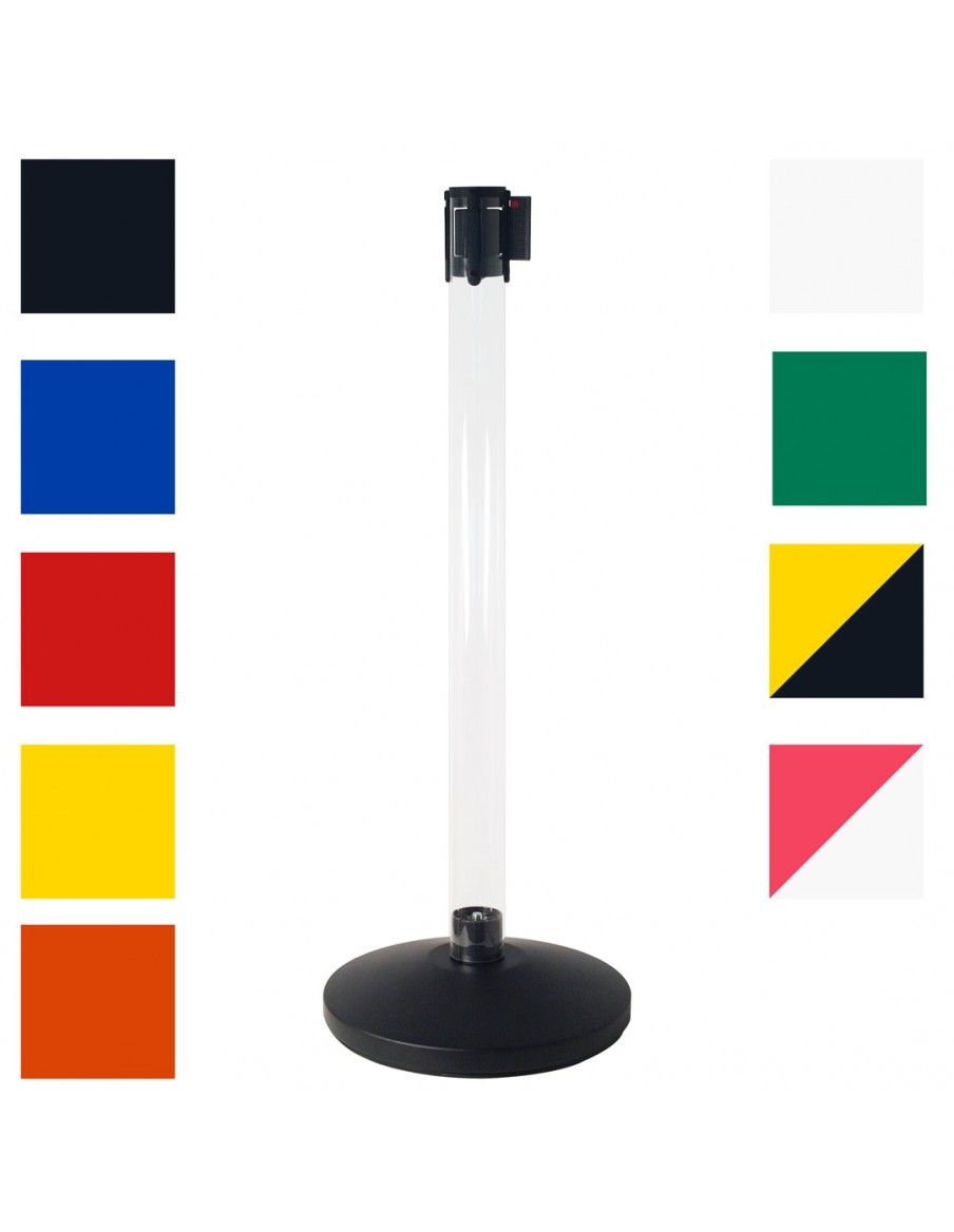 Colonnina con nastro disponibile in 9 colori