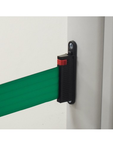attacco a muro per nastro segnapercorso
