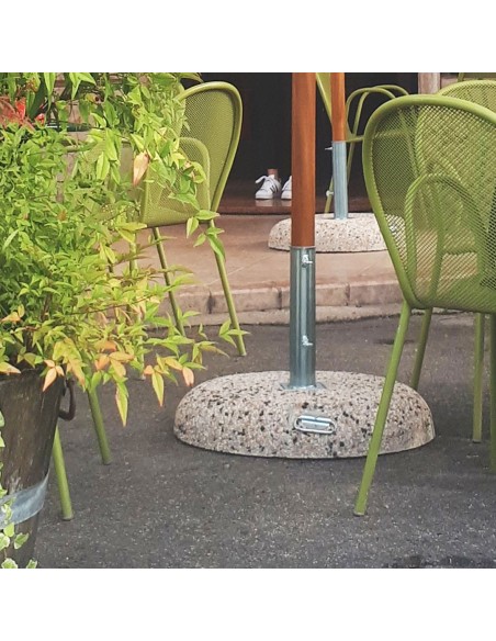 Basi in graniglia per ombrellone da giardino | Danieli
