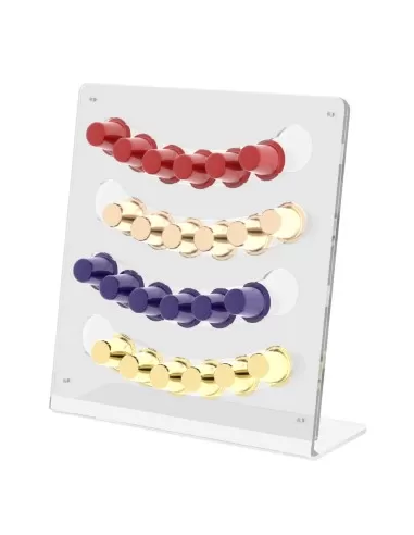 espositore porta capsule e cialde in plexiglass
