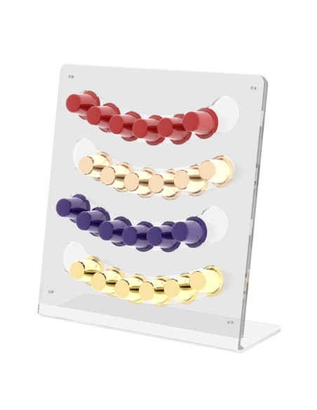espositore porta capsule e cialde in plexiglass