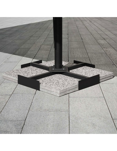 Ombrellone Professionale da Giardino 5x5 e 6x6 DUBAI