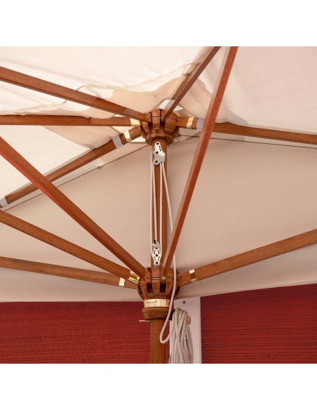 Mezzo ombrellone struttura in legno