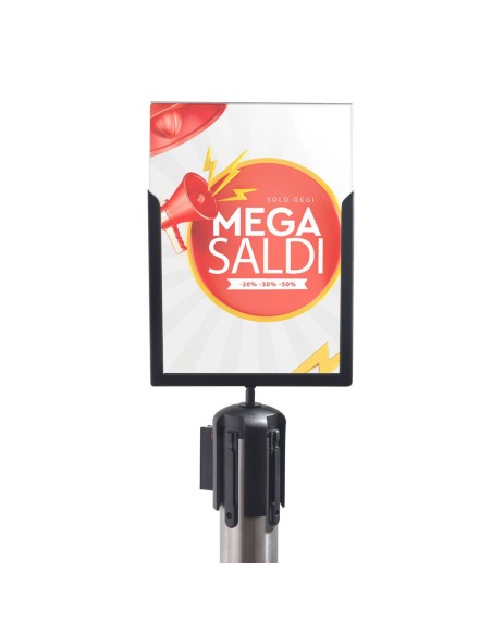 Espositore A4 in Plexiglass per Colonnine con Nastro