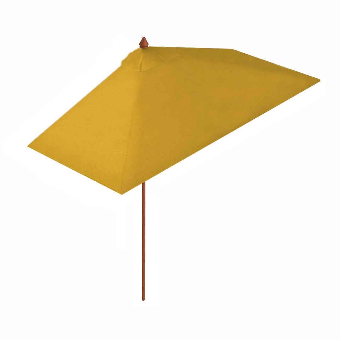 Mezzo ombrellone in legno giallo - DANIELI