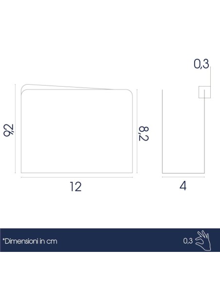 dimensioni porta tovaglioli