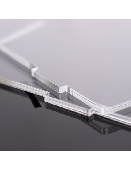 Alzatine in Plexiglass Trasparente per vetrine