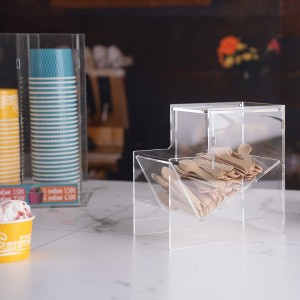 Contenitore da banco in plexiglass per cucchiaini - DANIELI