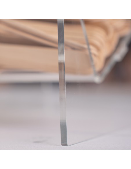 Contenitore in plexiglass da banco per cucchiaini