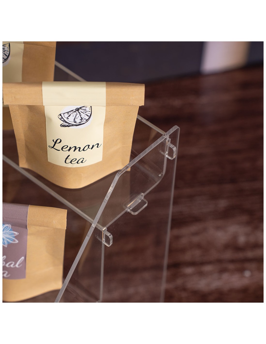 Espositore in Plexiglass da banco per Caramelle
