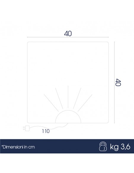 dimensioni cubo luminoso Danieli