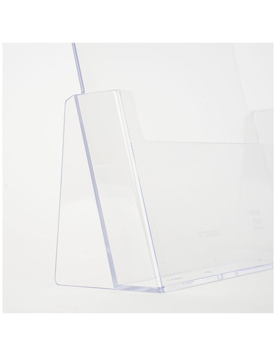 Porta depliant da tavolo in plexiglass A4 - Danieli