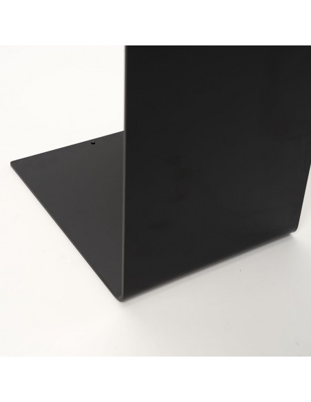 Espositore a leggio nero con tasca in plexiglass A4 V