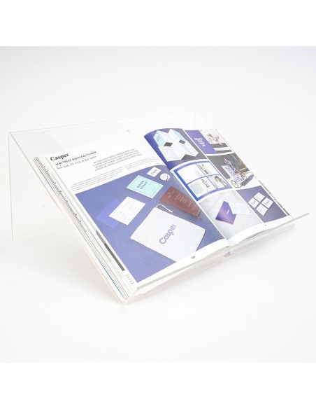Leggio da banco in plexiglass formato A3