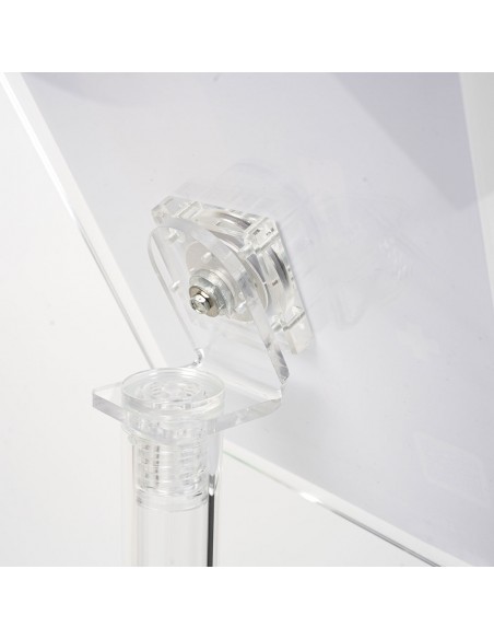 Leggio in Plexiglass da Terra - Espositore Trasparente A4 - Danieli