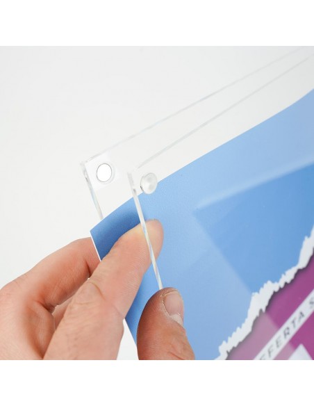 Espositore a Leggio da Terra in Plexiglass A3