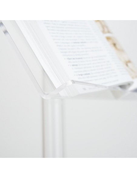 Leggio in plexiglass portalibro A3 orizzontale