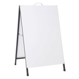 Cavalletto con maniglia e pannello magnetico bianco stampabile - DANIELI