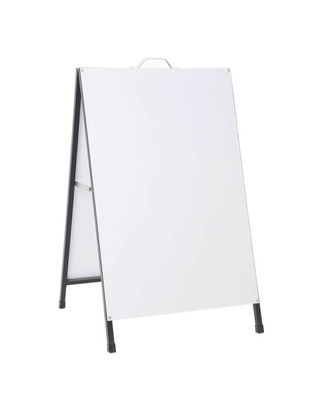 Cavalletto con maniglia e pannello magnetico bianco stampabile