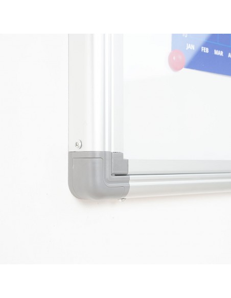Bacheca magnetica porta avvisi con angoli arrotondati