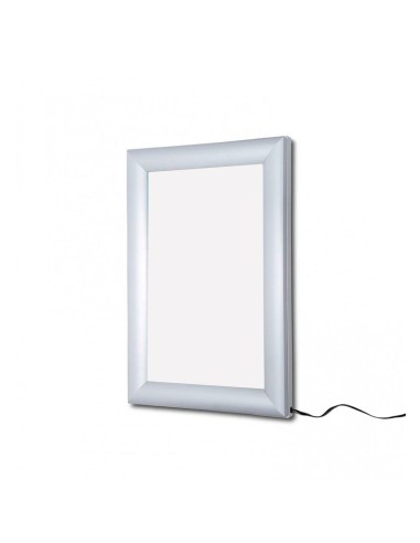 Cornice retroilluminata a LED bifacciale per poster