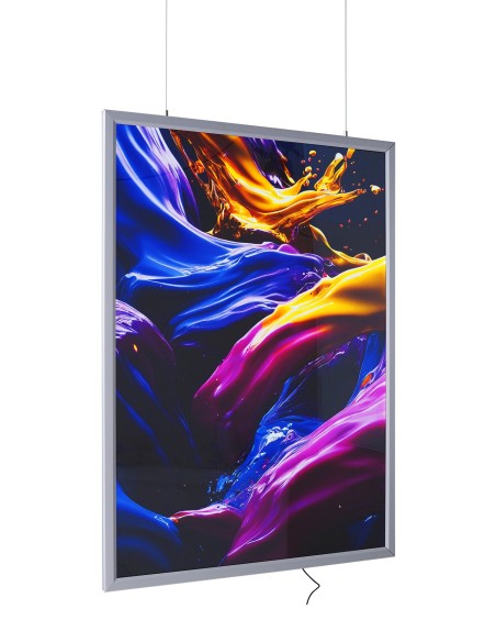 Cornice Retroilluminata a LED Bifacciale per Poster | Danieli