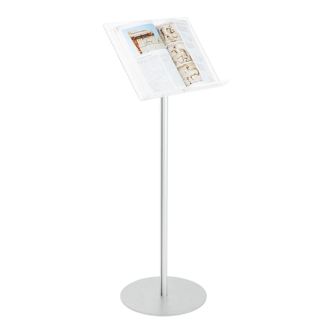Espositore cm 25 alzata in plexiglass rialzo per vetrine e negozi