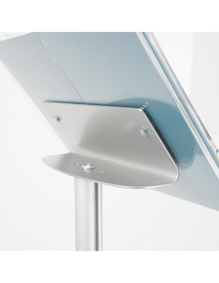 Espositore a Leggio da Terra in Plexiglass A4 Orizzontale