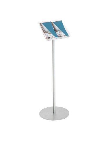Espositore a Leggio da Terra in Plexiglass A4 Orizzontale