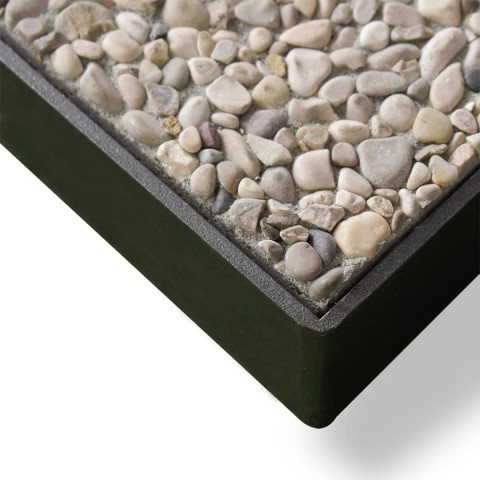 Marmette in graniglia per base ombrelloni da giardino - DANIELI