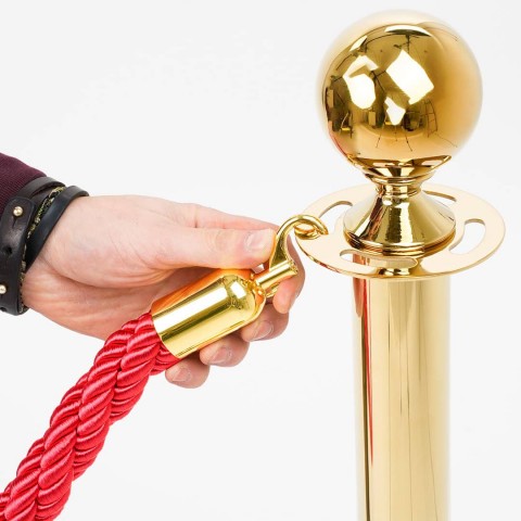 Cordone segnapercorso con moschettone Oro - DANIELI