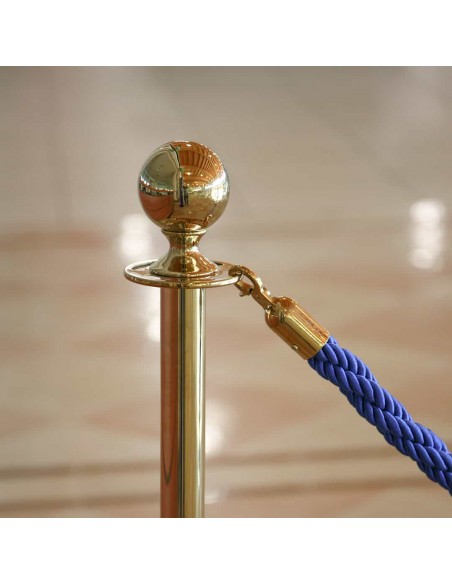 Cordone segnapercorso con moschettone Oro