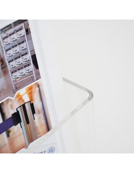 Espositore a Leggio in Plexiglass con Tasca A4