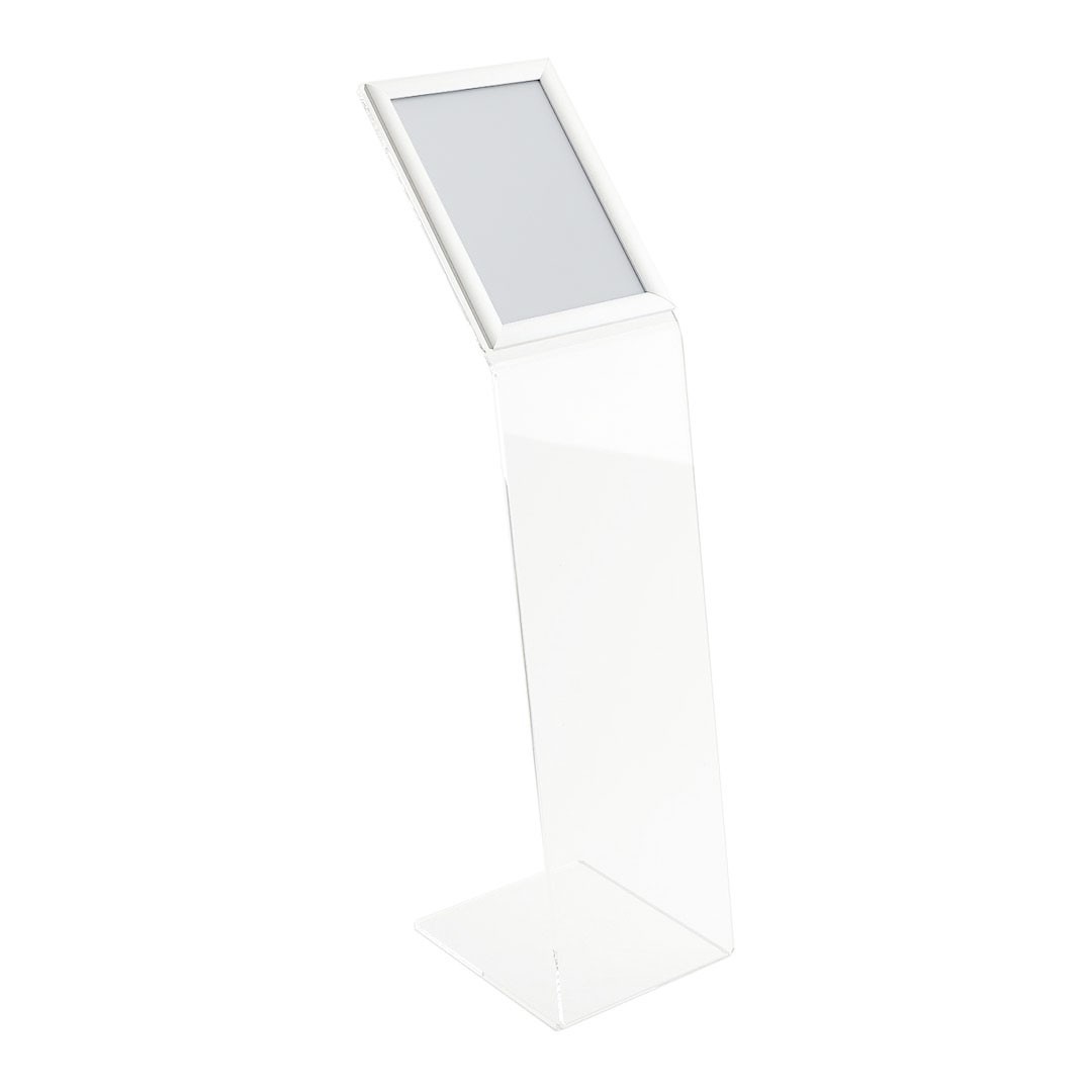 Espositore da Terra in Plexiglass con Cornice a Scatto A4 - DANIELI